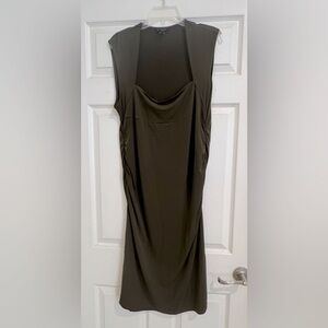 Moda International Olive Midi Dress size XL